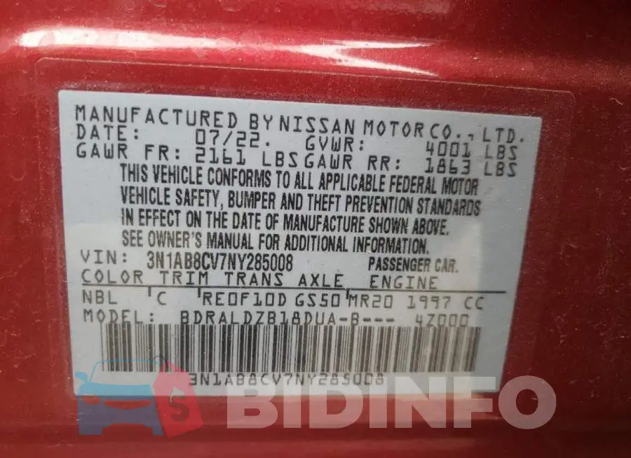 3N1AB8CV7NY285008 Photo# 12