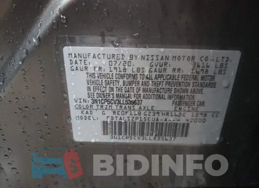3N1CP5CV3LL535637 Photo# 13