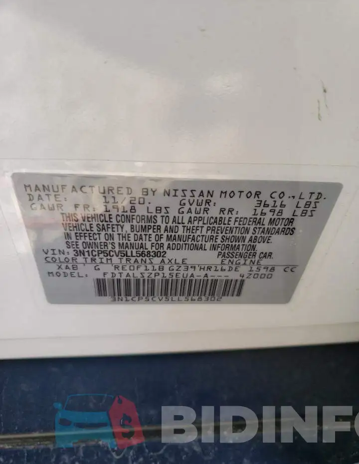 3N1CP5CV5LL568302 Photo# 13