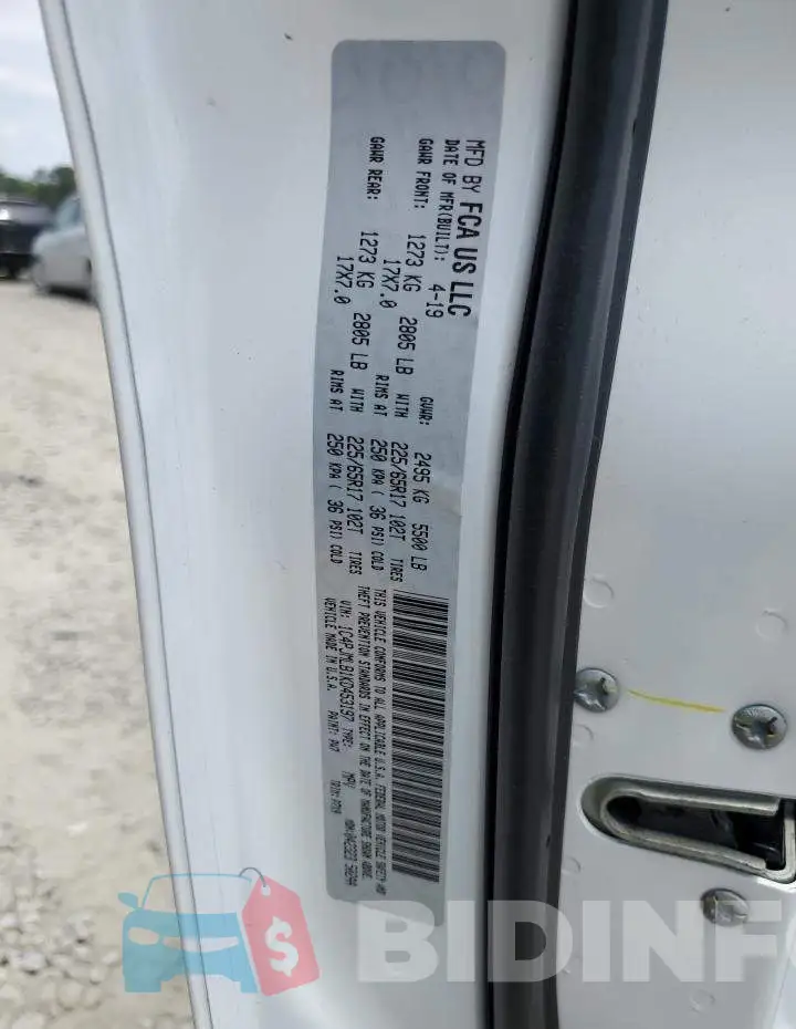 1C4PJMLB1KD453197 Photo# 13
