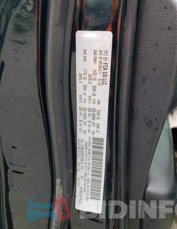 1C4RDHDGXKC769219 Photo# 13