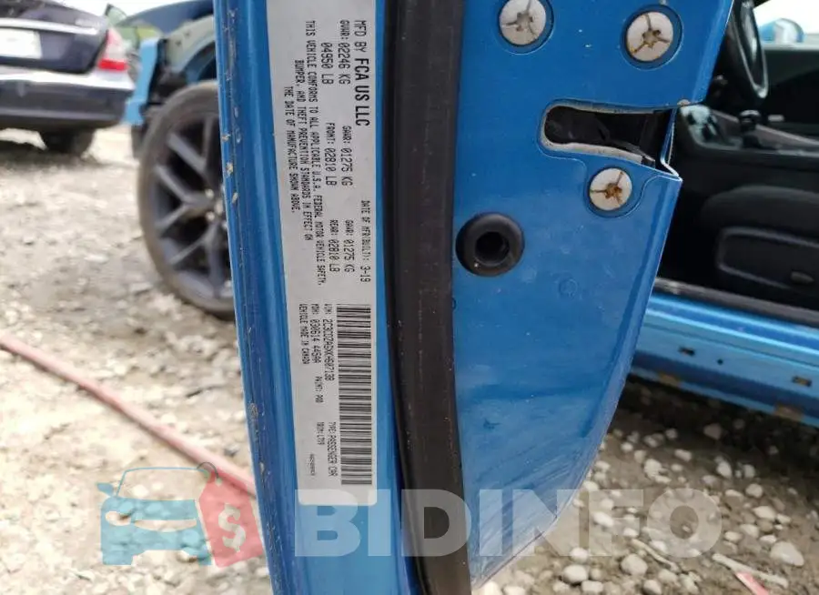 2C3CDZAGXKH607138 Photo# 13
