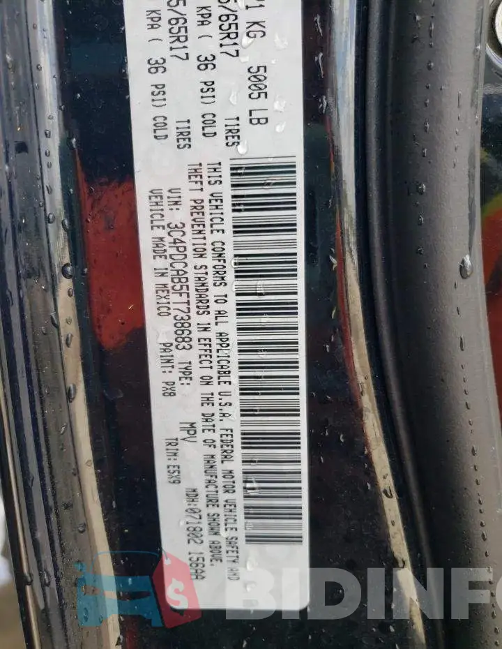 3C4PDCAB5FT738683 Photo# 13