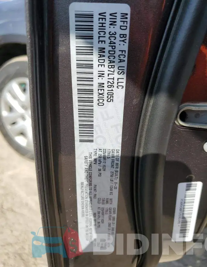 3C4PDCAB7LT261055 Photo# 13