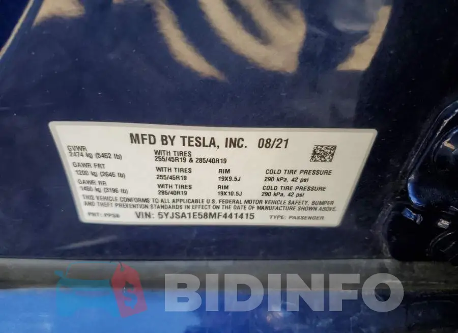 5YJSA1E58MF441415 Photo# 12