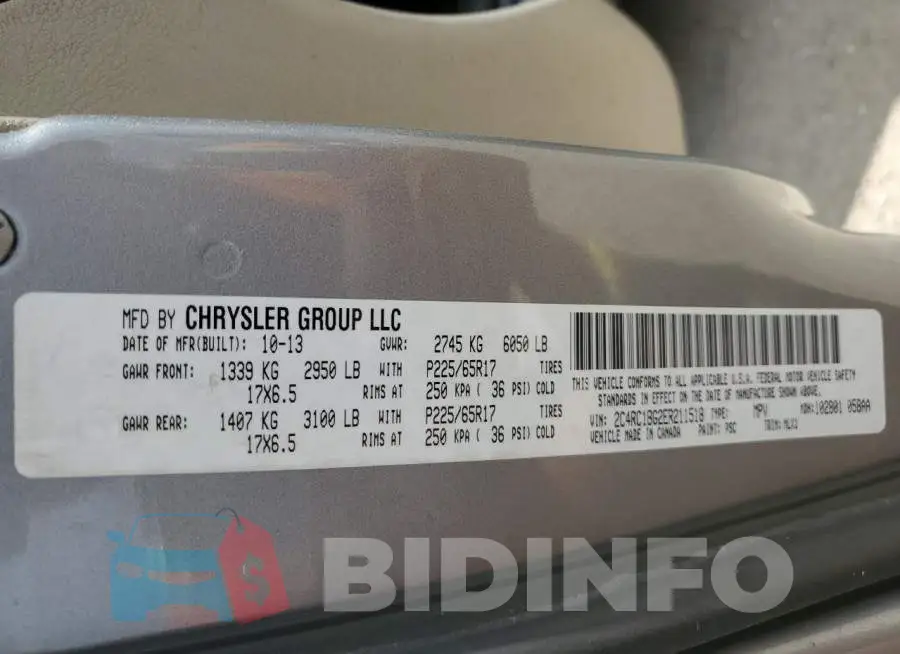 2C4RC1BG2ER211518 Photo# 13