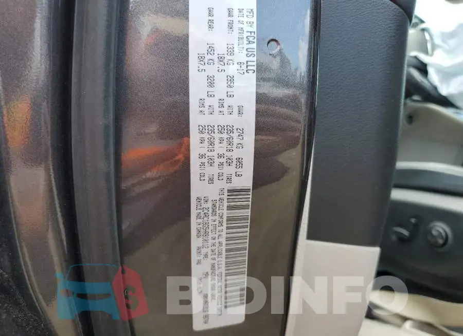 2C4RC1BG5HR810112 Photo# 13