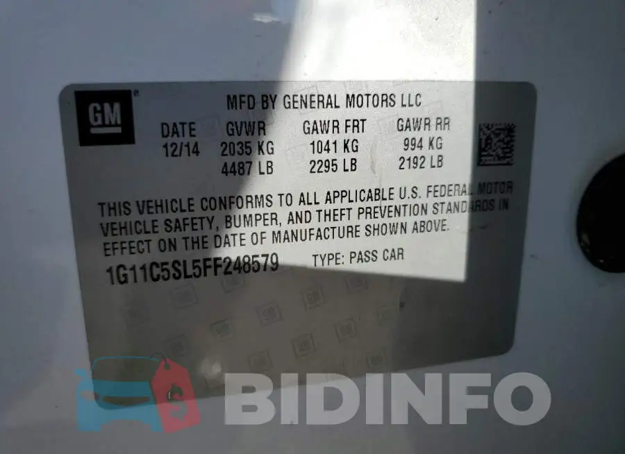 1G11C5SL5FF248579 Photo# 12