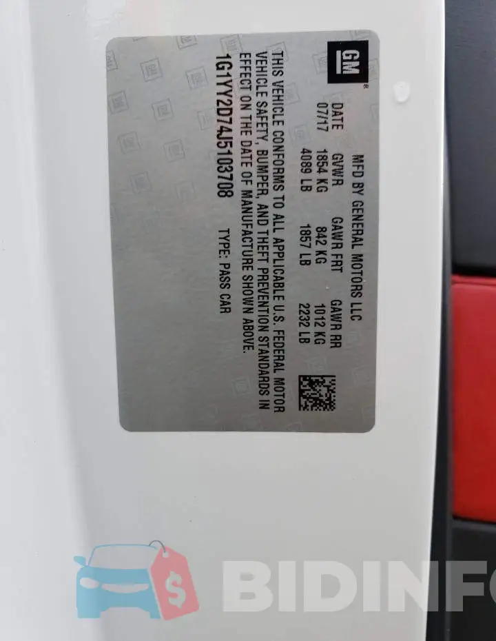 1G1YY2D74J5103708 Photo# 12