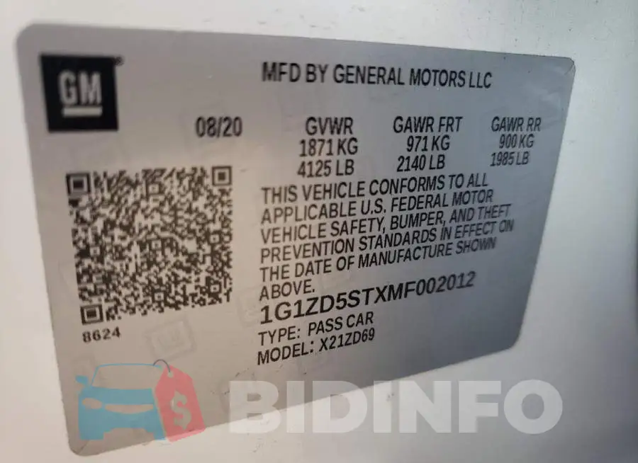 1G1ZD5STXMF002012 Photo# 12