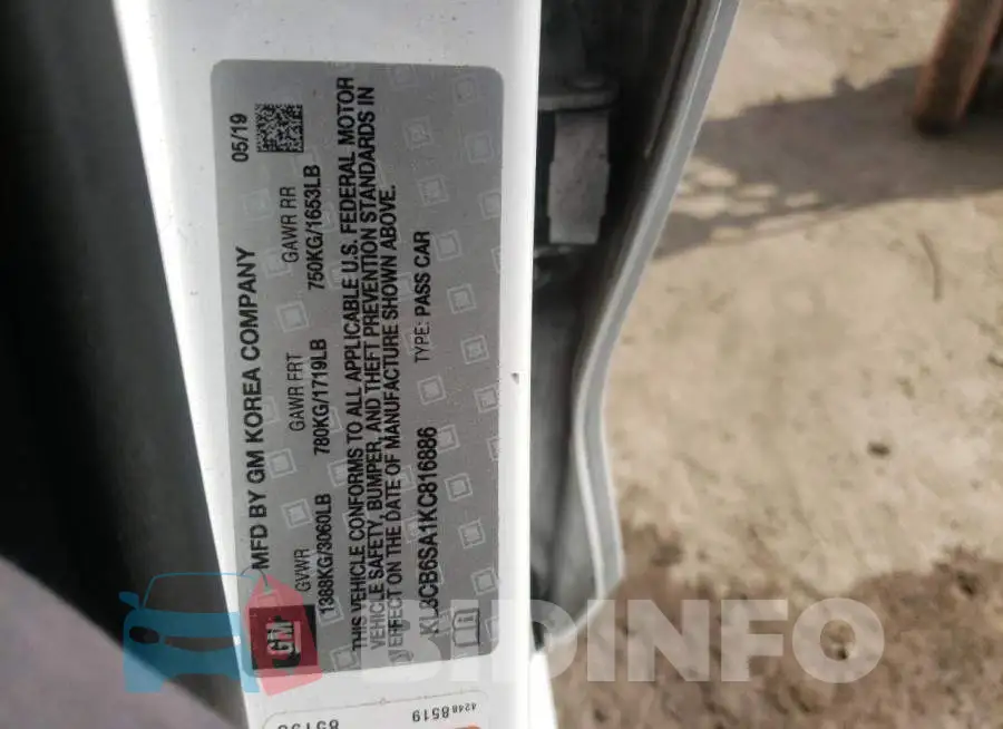 KL8CB6SA1KC816886 Photo# 12