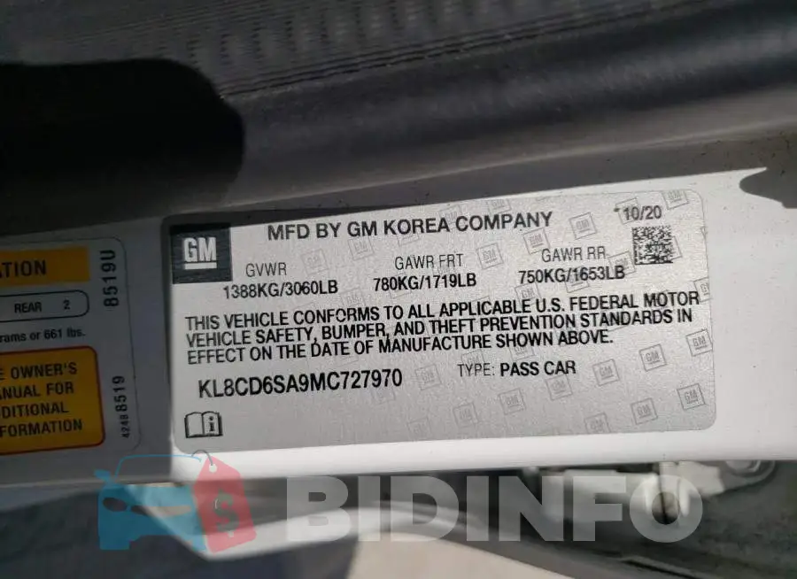 KL8CD6SA9MC727970 Photo# 12