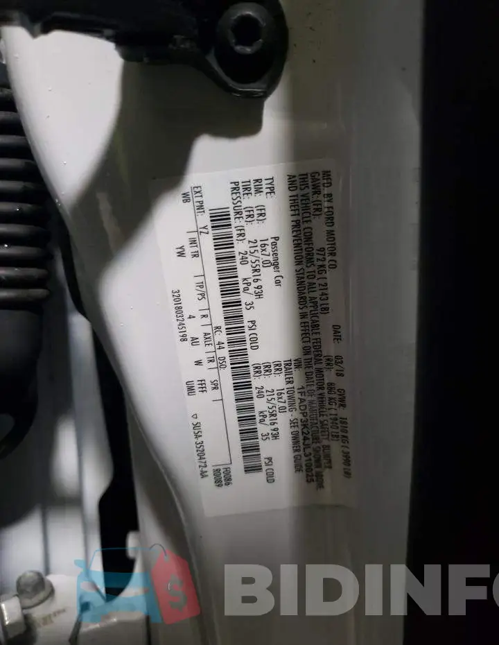 1FADP3K24JL310025 Photo# 13