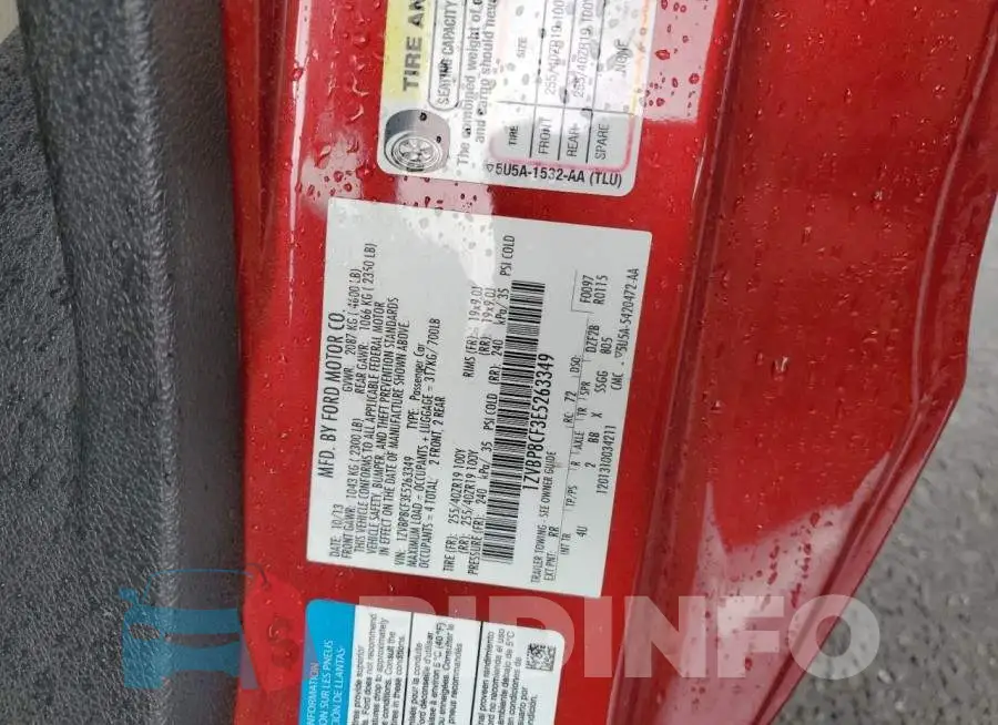 1ZVBP8CF3E5263349 Photo# 12