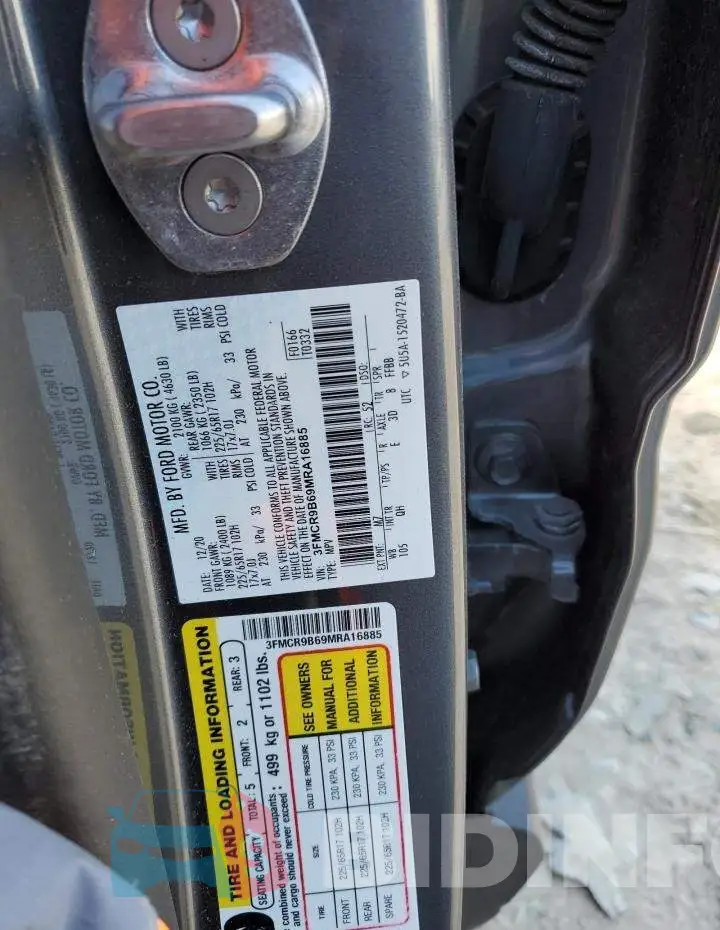 3FMCR9B69MRA16885 Photo# 12
