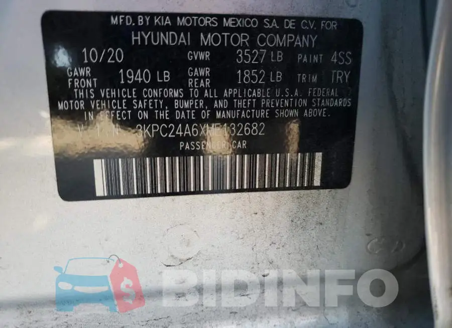 3KPC24A6XME132682 Photo# 10