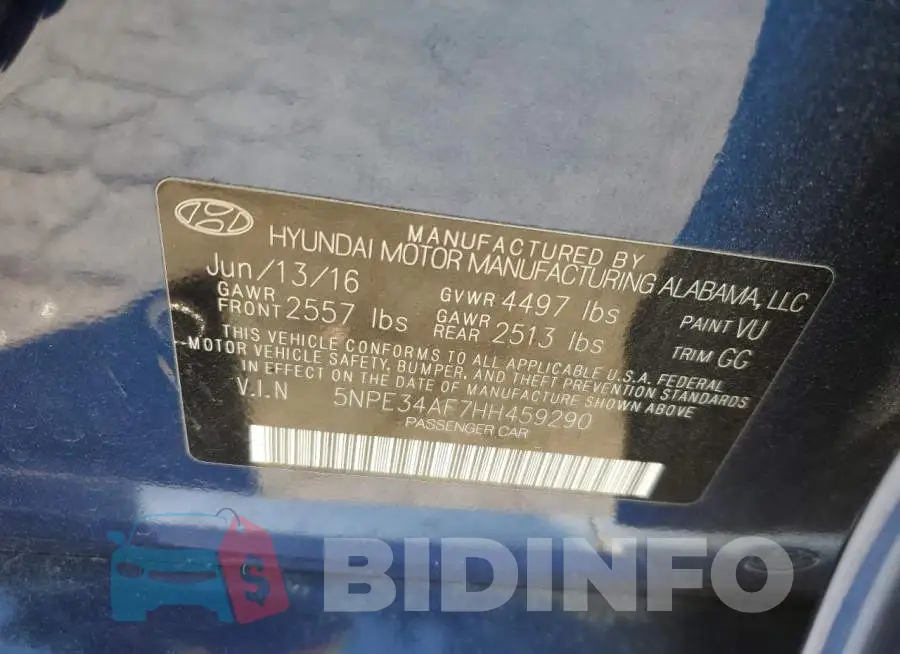 5NPE34AF7HH459290 Photo# 12