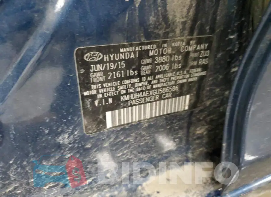 KMHDH4AEXGU586586 Photo# 12