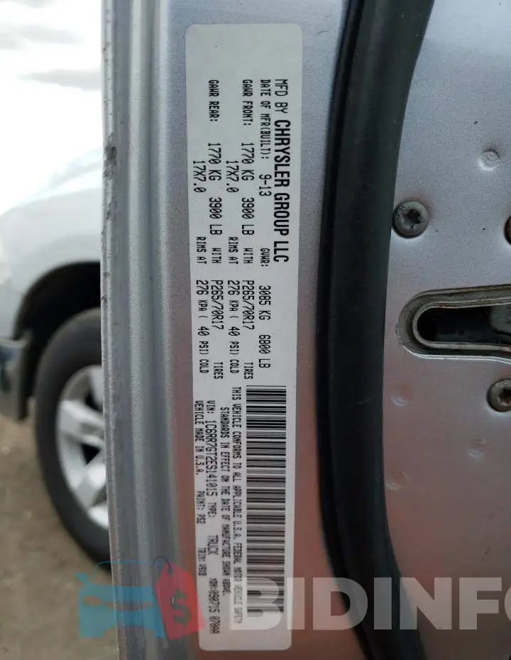 1C6RR7GT2ES141015 Photo# 12