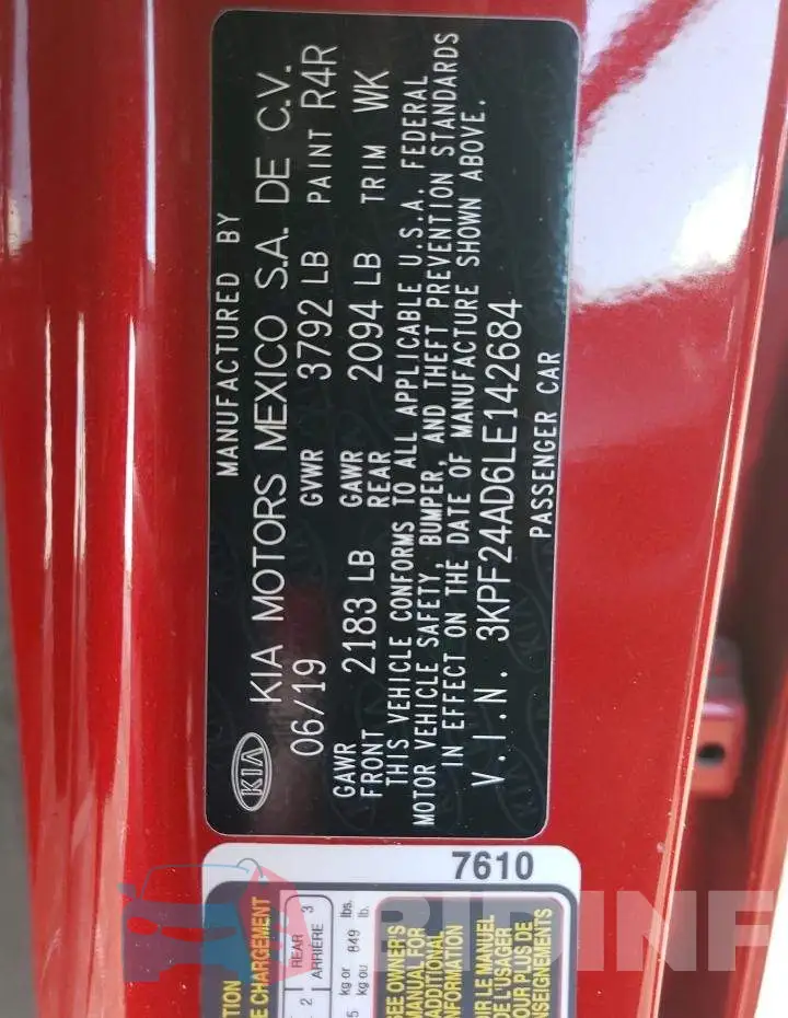 3KPF24AD6LE142684 Photo# 12
