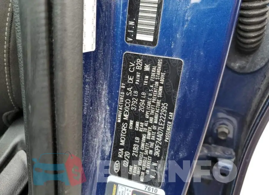 3KPF24AD7LE222995 Photo# 12