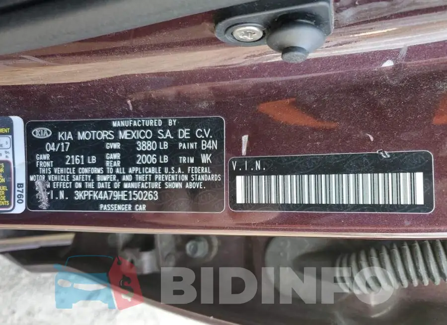3KPFK4A79HE150263 Photo# 12