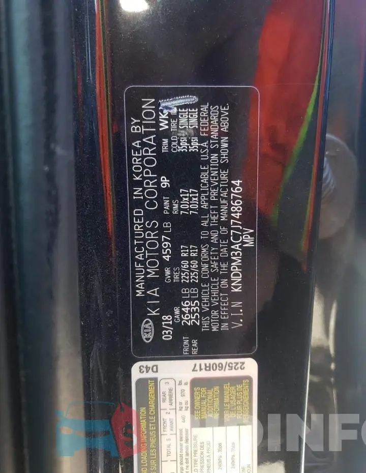 KNDPM3AC7J7486764 Photo# 12