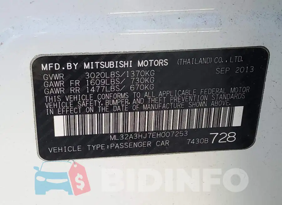 ML32A3HJ7EH007253 Photo# 12