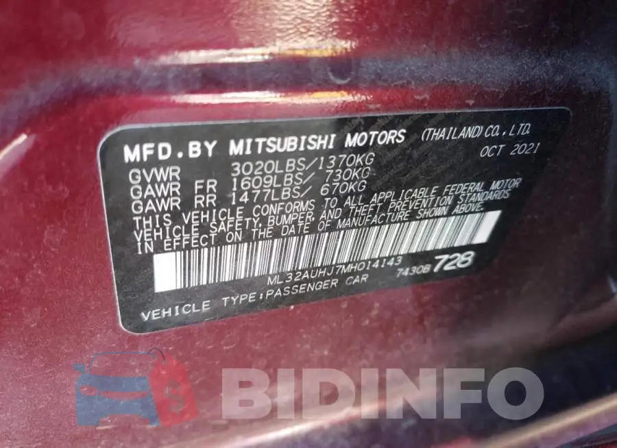ML32AUHJ7MH014143 Photo# 13