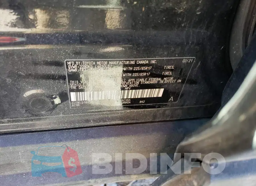 2T3F1RFV5MC190105 Photo# 13