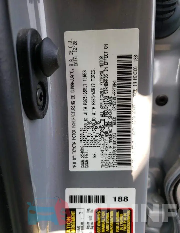 3TYDZ5BN6MT001223 Photo# 12