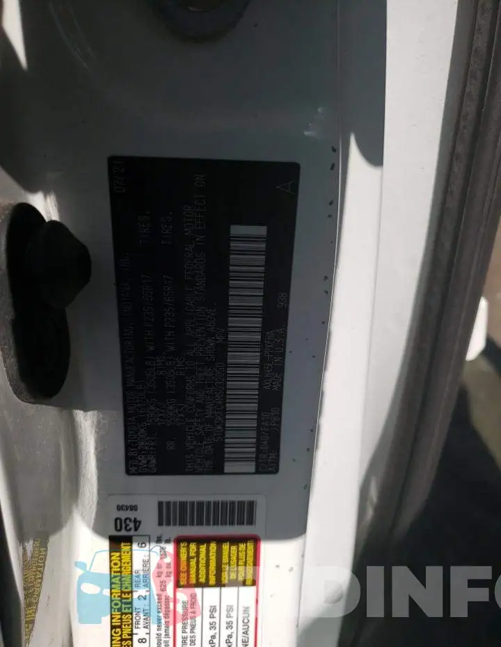 5TDKSKFC4MS032050 Photo# 13
