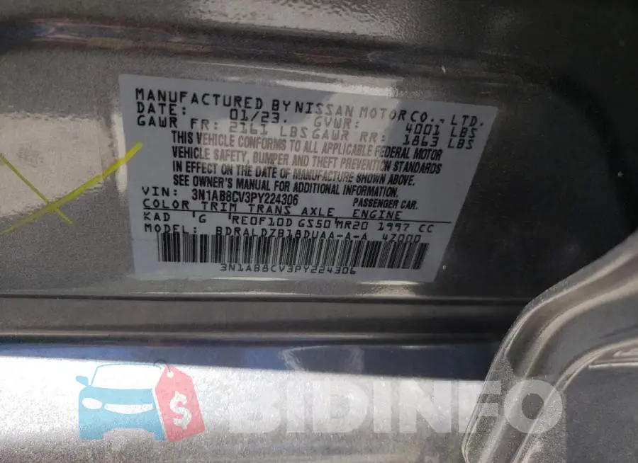 3N1AB8CV3PY224306 Photo# 13