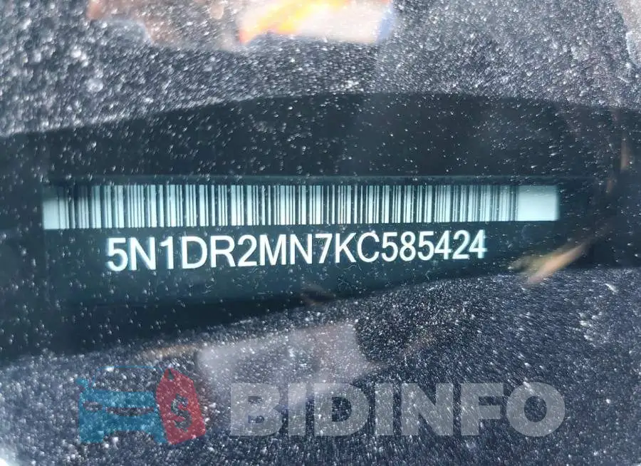 5N1DR2MN7KC585424 Photo# 12