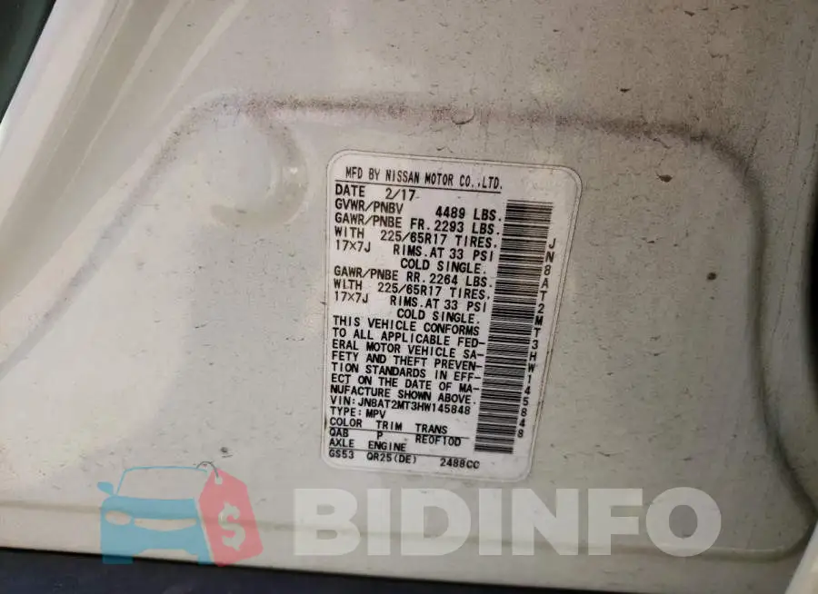 JN8AT2MT3HW145848 Photo# 13