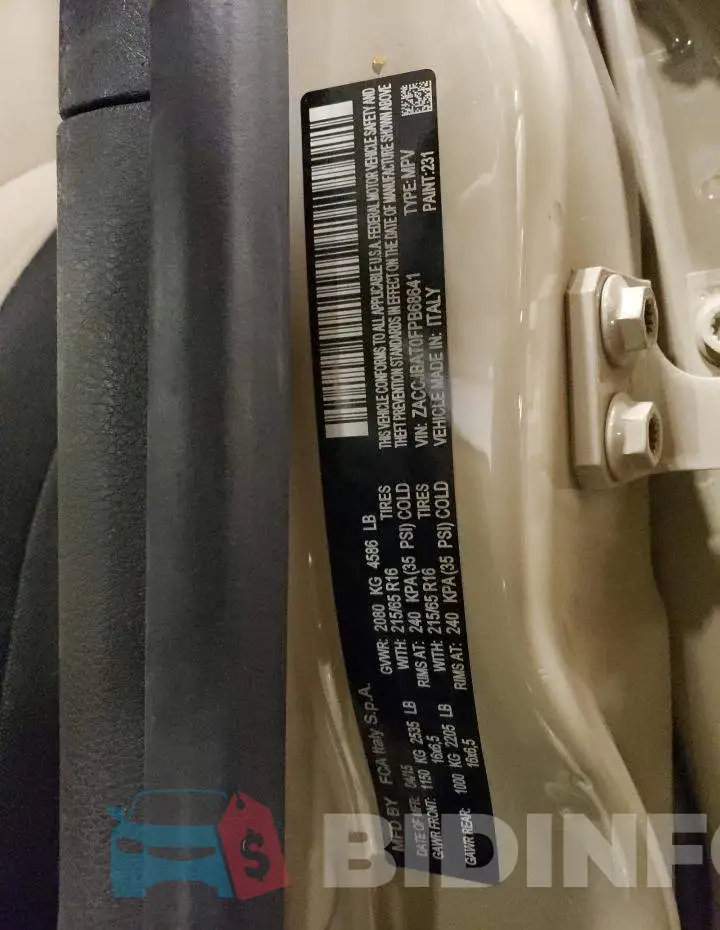 ZACCJBAT0FPB68641 Photo# 12