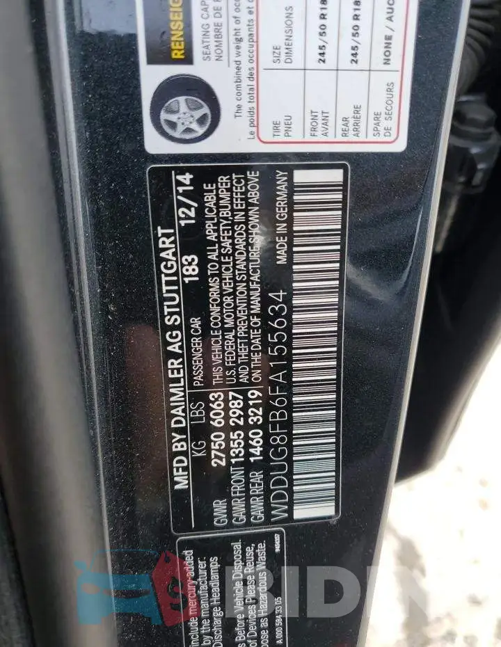 WDDUG8FB6FA155634 Photo# 10