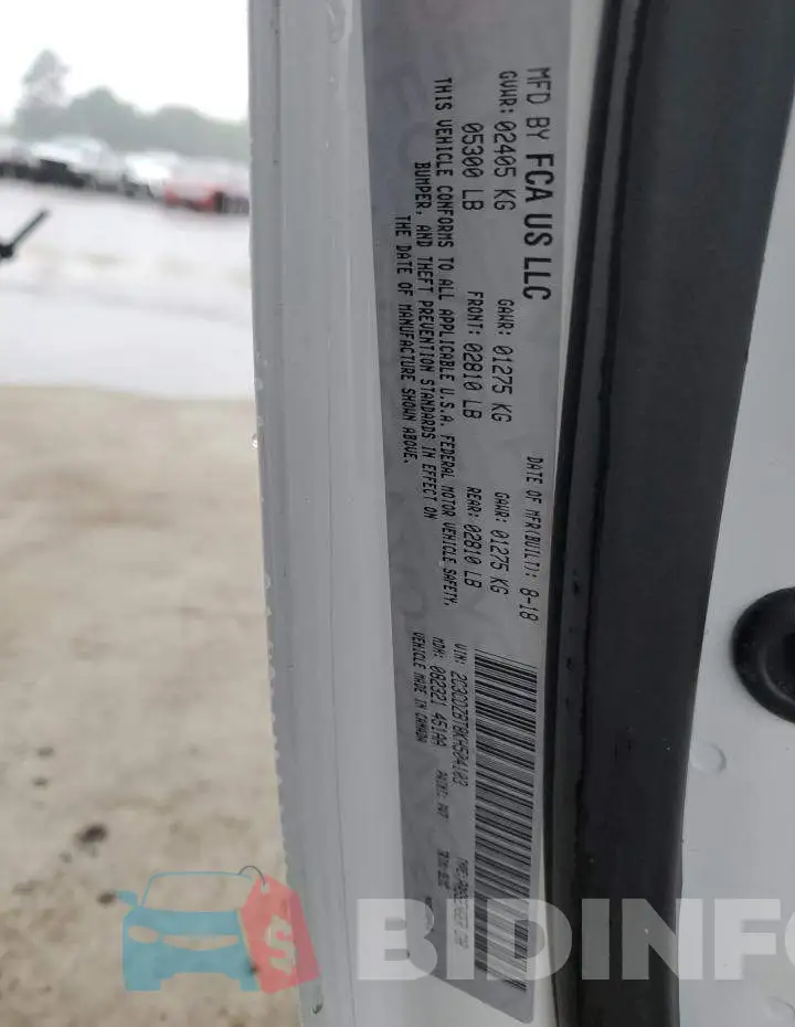 2C3CDZBT8KH504103 Photo# 13