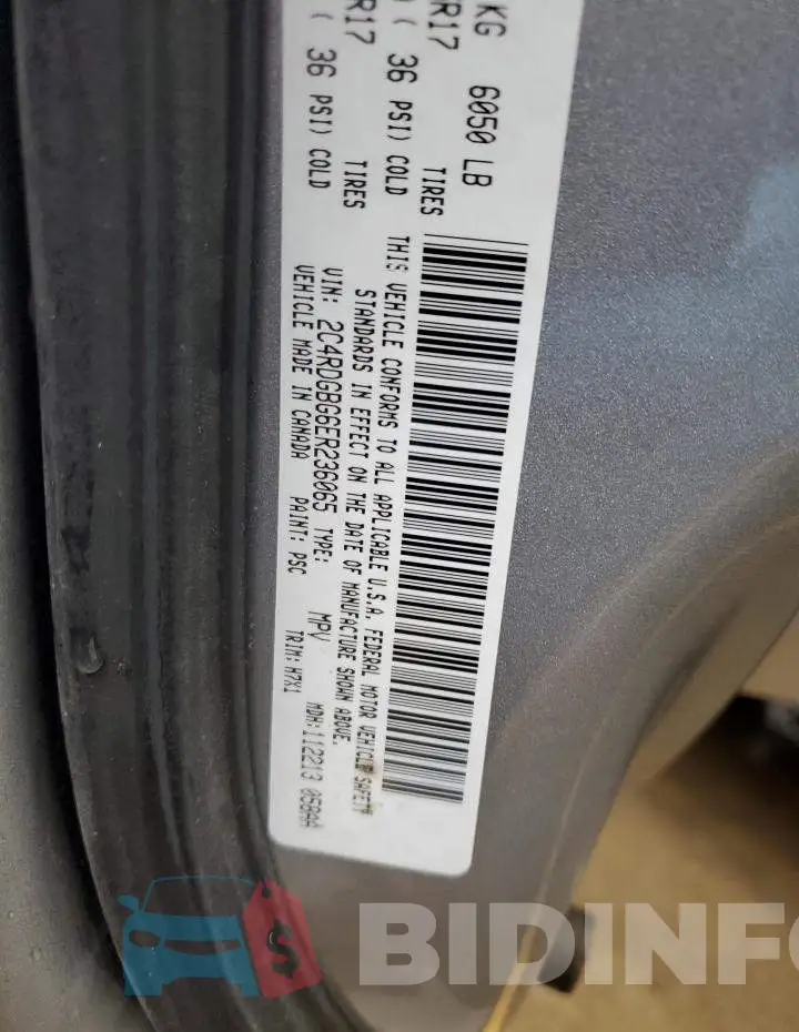 2C4RDGBG6ER236065 Photo# 13