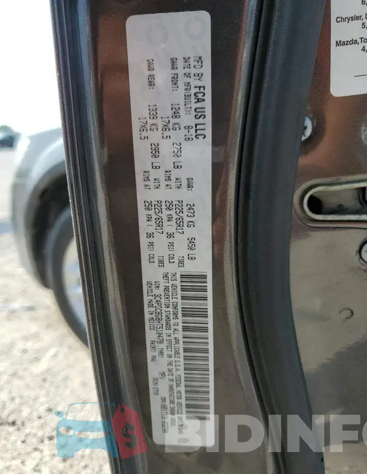 3C4PDCBG8HT510478 Photo# 13