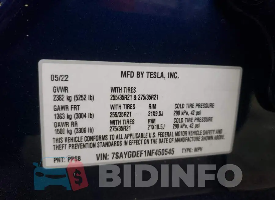 7SAYGDEF1NF450545 Photo# 13