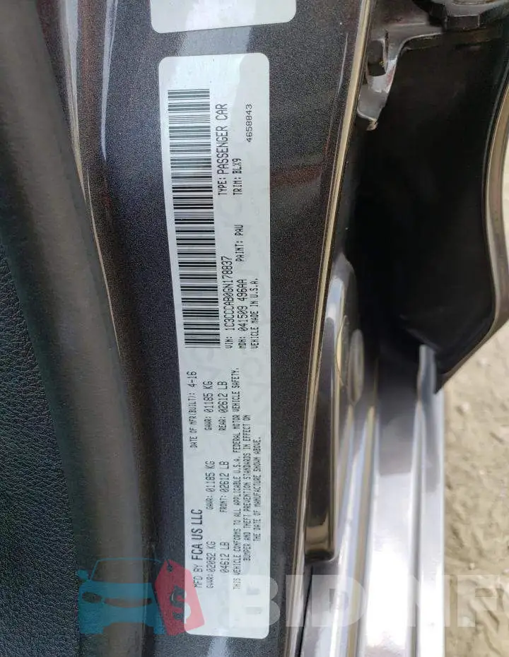1C3CCCAB0GN178837 Photo# 12