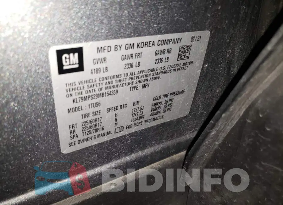 KL79MPS29MB154359 Photo# 13