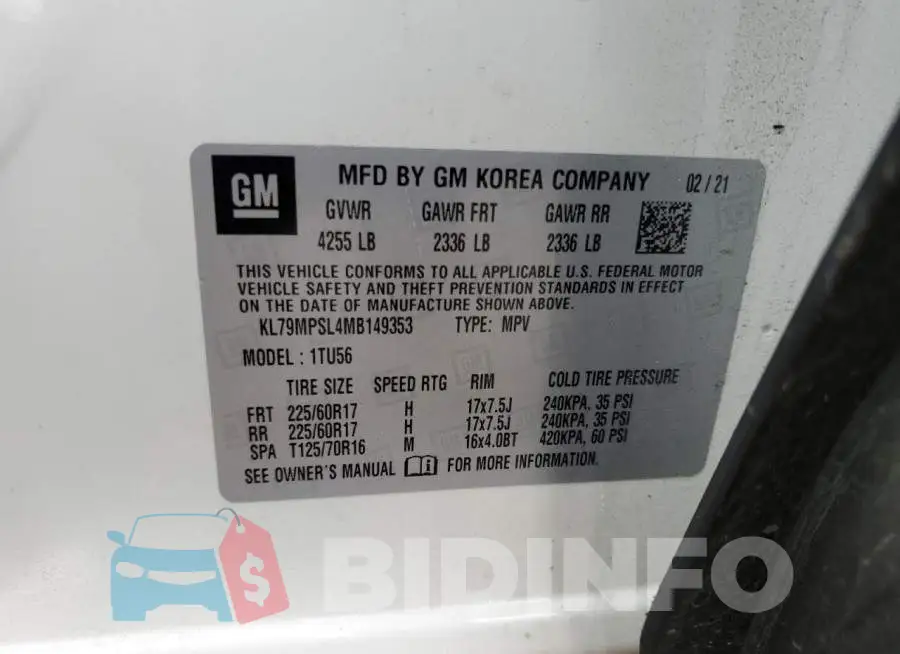 KL79MPSL4MB149353 Photo# 12