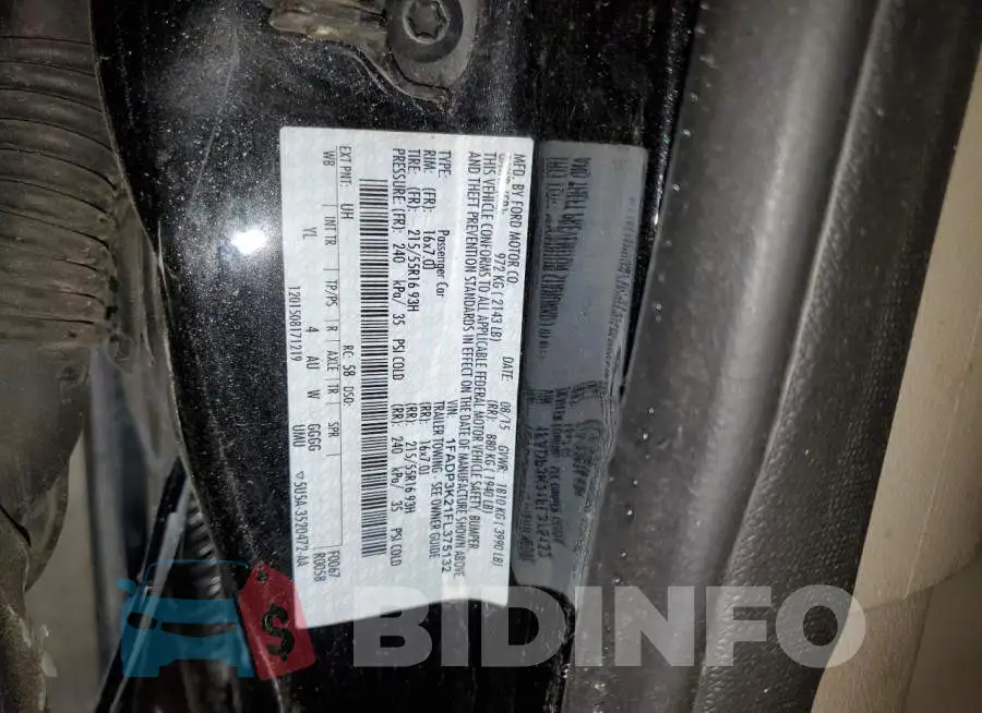 1FADP3K21FL375132 Photo# 12