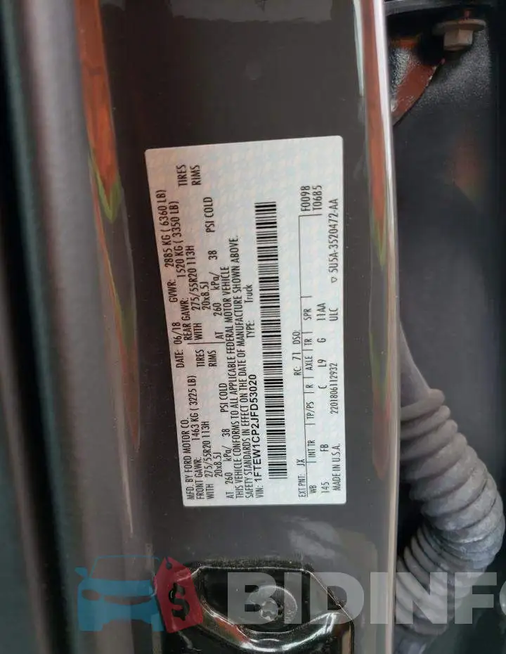 1FTEW1CP2JFD53020 Photo# 12