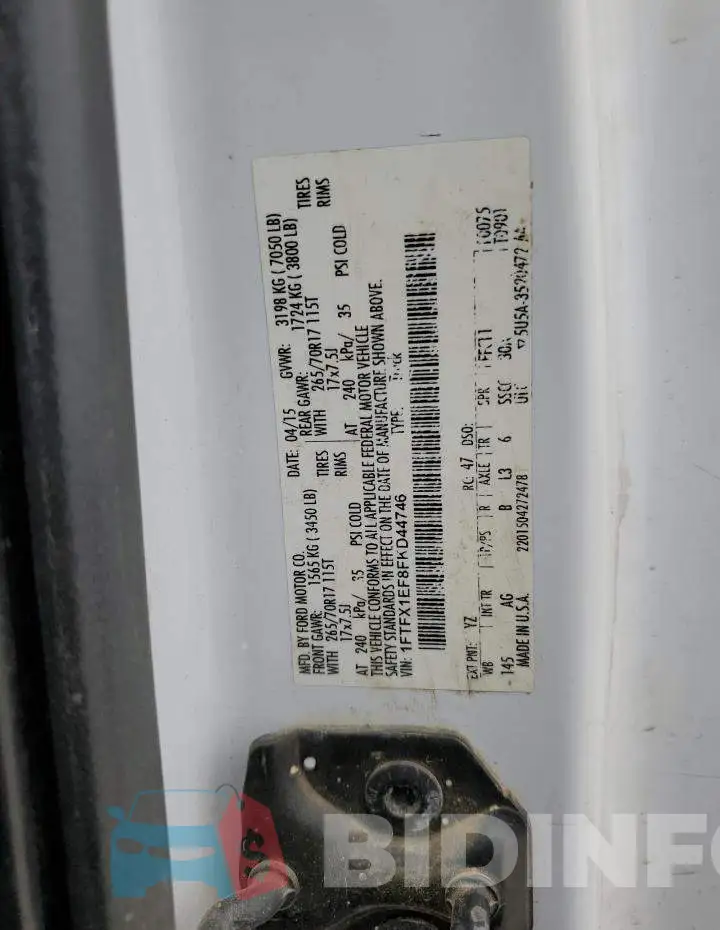 1FTFX1EF8FKD44746 Photo# 12