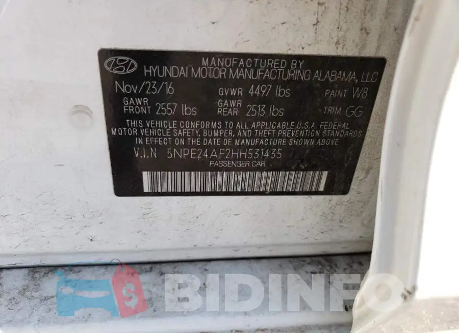 5NPE24AF2HH531435 Photo# 12