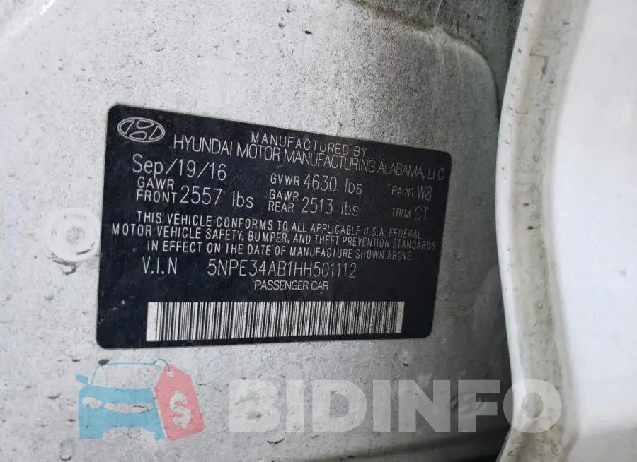 5NPE34AB1HH501112 Photo# 12