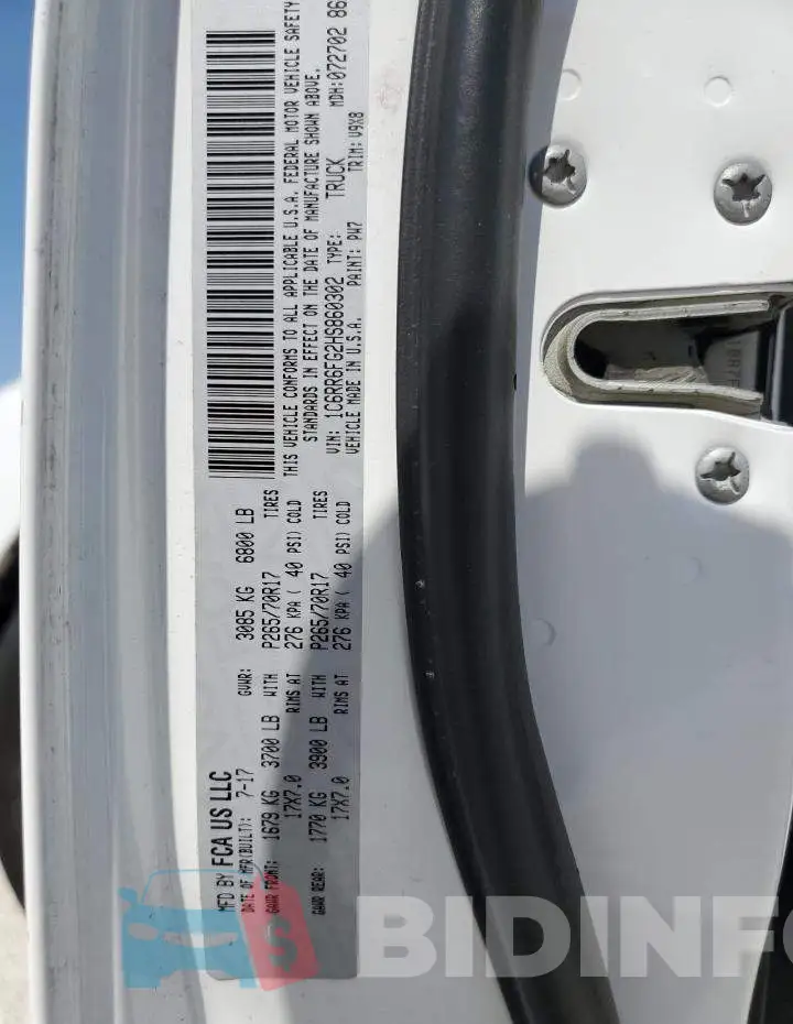 1C6RR6FG2HS860302 Photo# 12